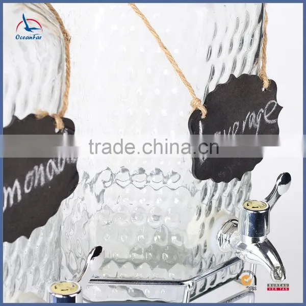 High Quality 5L Glass Dispenser Wholesale Glass Beverage Dispenser photo-3
