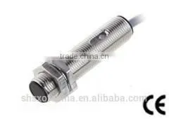 Metal cylinderical photoelectric sensor through beam