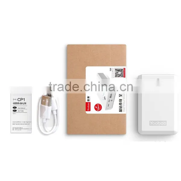 Original Yoobao 10400mAh Type C Power Bank 2.4A Fast Charging For Xiaomi 4 / NOKIA N1 / Macbook / Cellphone photo-3
