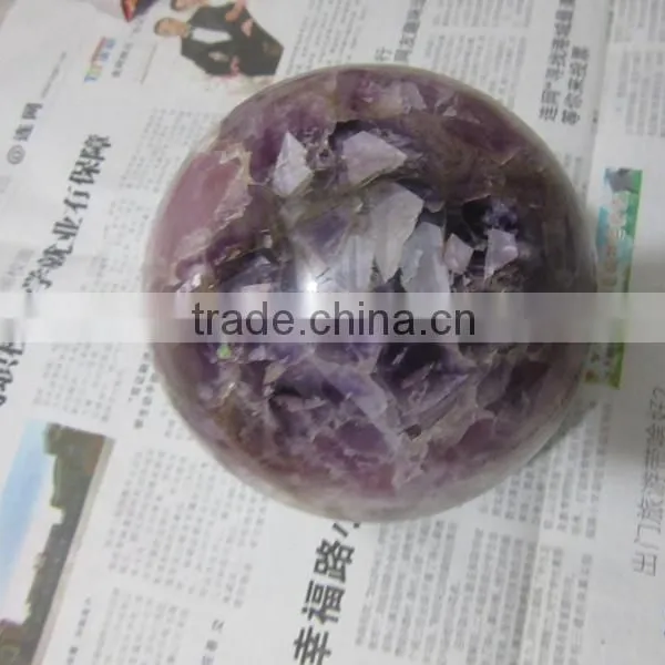 Promoted Customed Hone Decor Natural Fluorite Crystal Ball photo-4