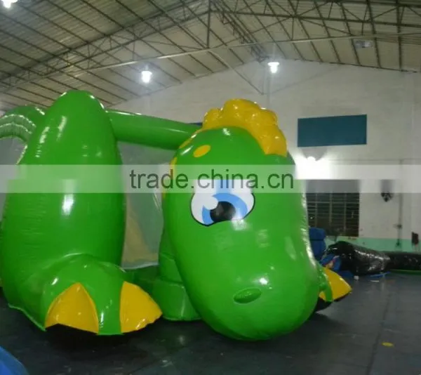Selling Cutely Giant Dinosaur Castle Combo Inflatable Combo Bouncer for Children photo-3