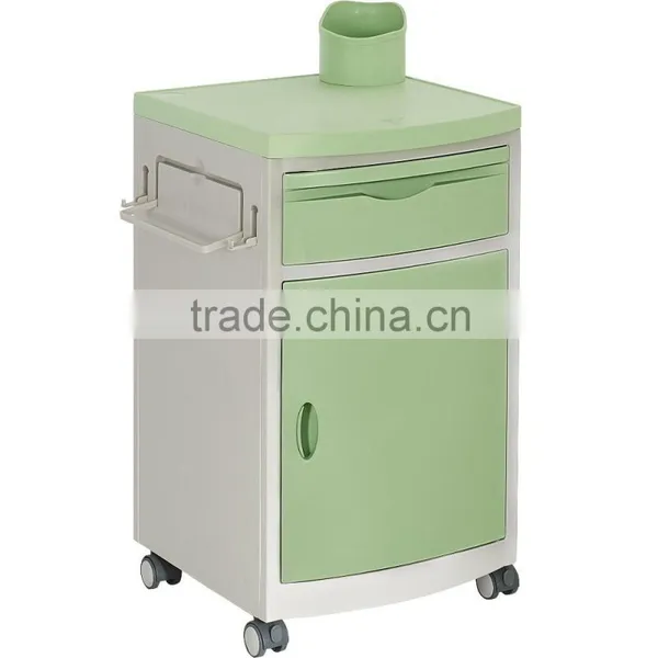 Hospital Plastic Drawer Storage Cabinets With Wheels photo-3
