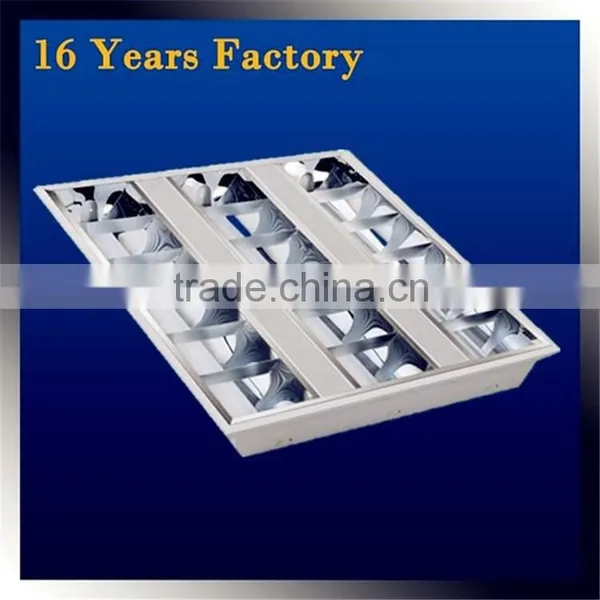 T5 Louvered Reflector Troffer Office Light Fixture