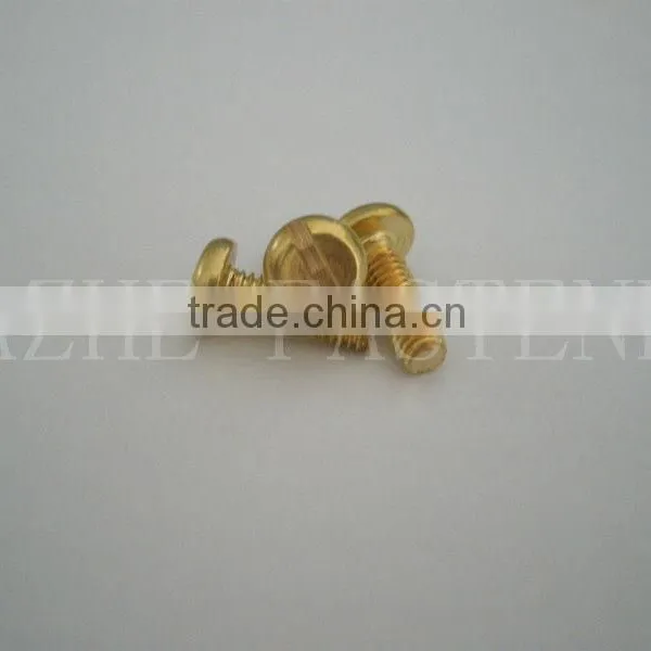 countersunk head brass machine screw