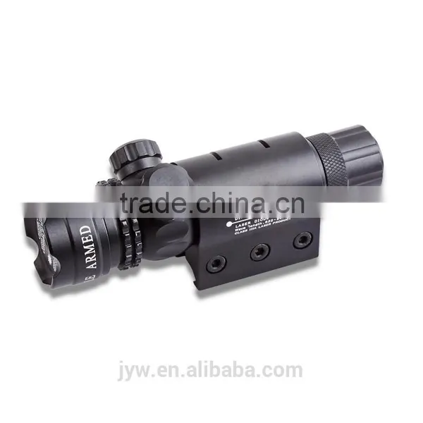 BIJIA 2 Mounts Switch Tactical Power 532nm Green Dot Adjustable Laser Sight Scope w/ photo-5