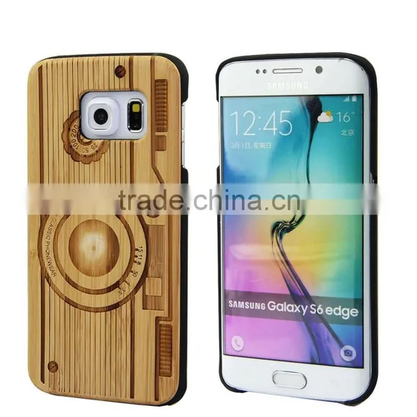 Manufacturer Price For Samsung Galaxy S6 Case PC Wood for Samsung S6 Case for Galaxy S6 Edge photo-6