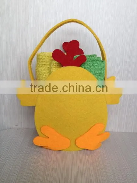 Felt Gift Bags With Towel Set Rolled Inside photo-2