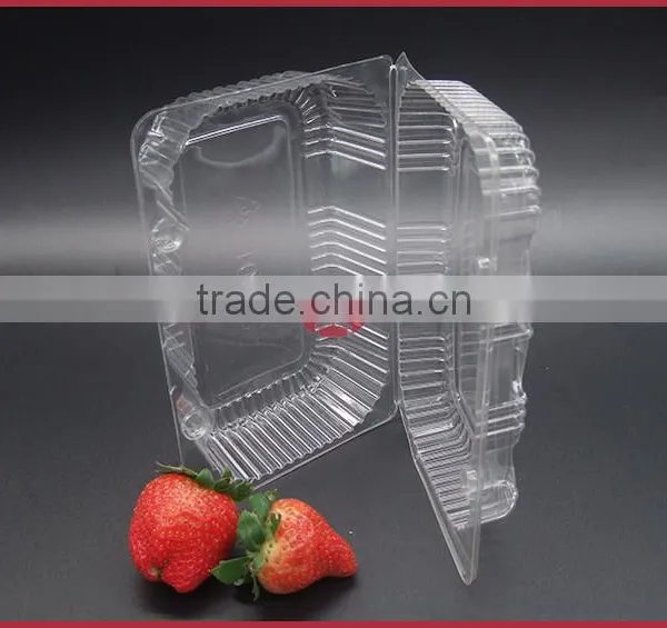 BOPS Eco-Friendly Disposable Plastic Food Packaging Box for Fresh Sushi Cake,etc. photo-4