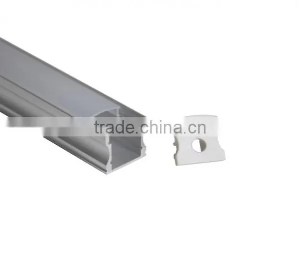 Surface Mounted 12.2mm Width Anodized Siliver Upvc Profile photo-5