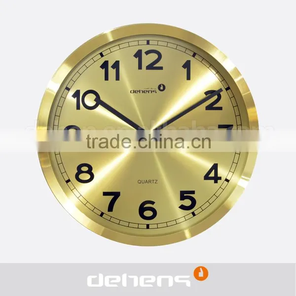 DEHENG Metal Wall Clock With High Quanlity and Diamond Cutting Frame photo-2