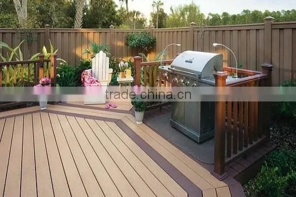Top Selling Wood Plastic Composite Decking, Morden Decking Tiles, Waterproof Wpc Outdoor Flooring photo-2