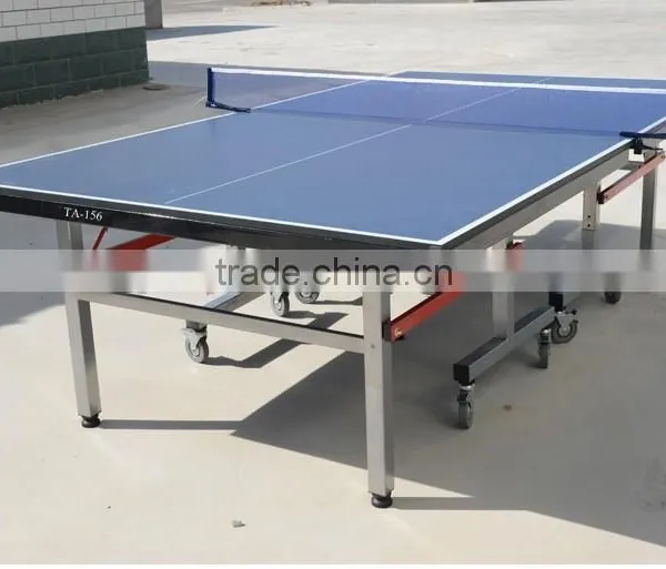 Outdoor Cheap Hot Selling Aluminium Tennis Table for Easy Folding Bule Top Table photo-6