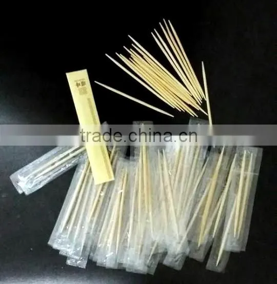 Ecofriendly Bamboo Toothpick Disposable Bamboo Round Stick photo-4