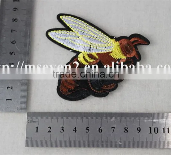 Fancy Design Brown Color Insect Sew on Embroidery Patch for Clothes photo-6