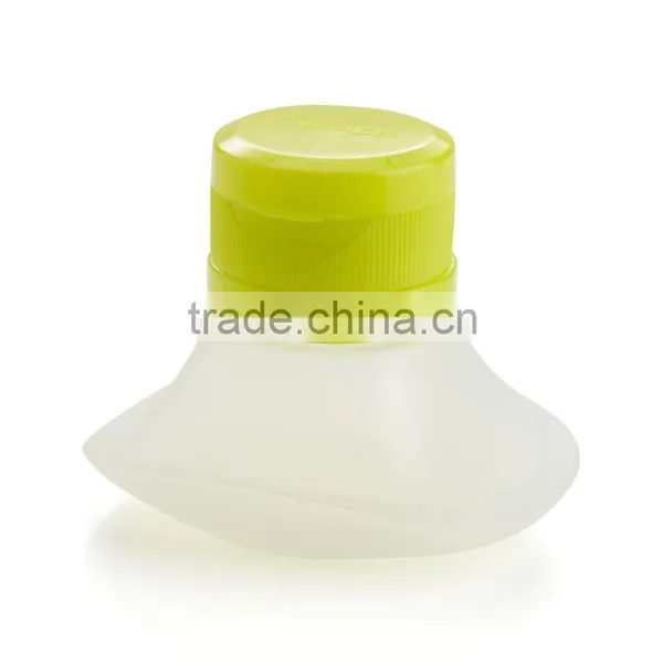 Container Storage Green Fresh Small Fruit Salad Silicone Kitchen Container photo-2