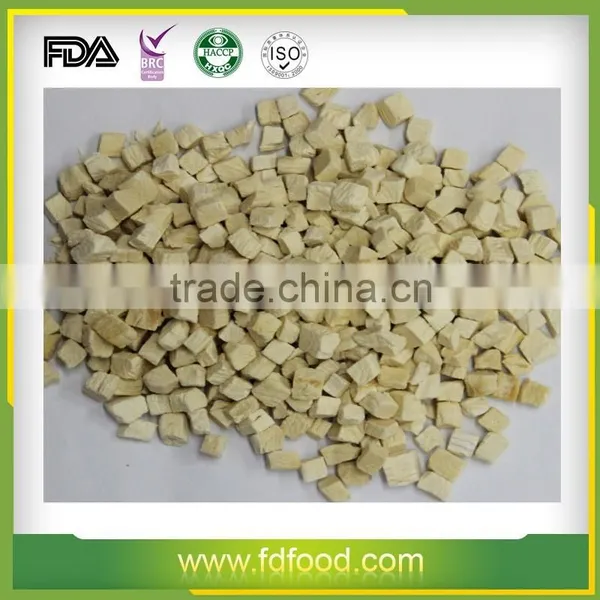 Freeze Dried Chicken Cubes, Slices