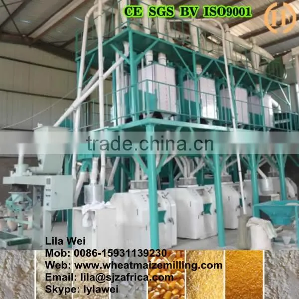 Installed in Zambia for Breakfast Meal of 50T/24H Maize Milling Plant photo-3