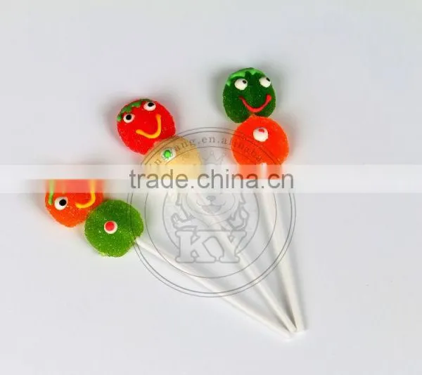 Gelatin Candy Snowman Gummy Jelly Lollipop photo-3