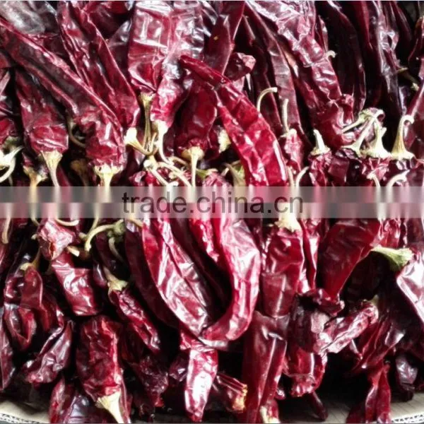 Dry Red Paprika Pods Plant in China
