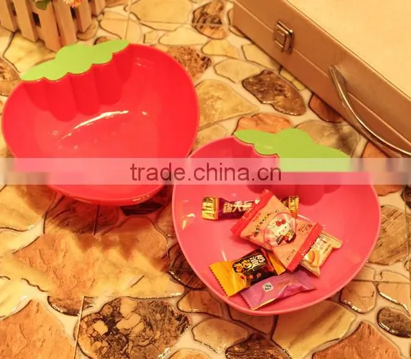 Large Size Strawberry Plastic Storage Bowl photo-6