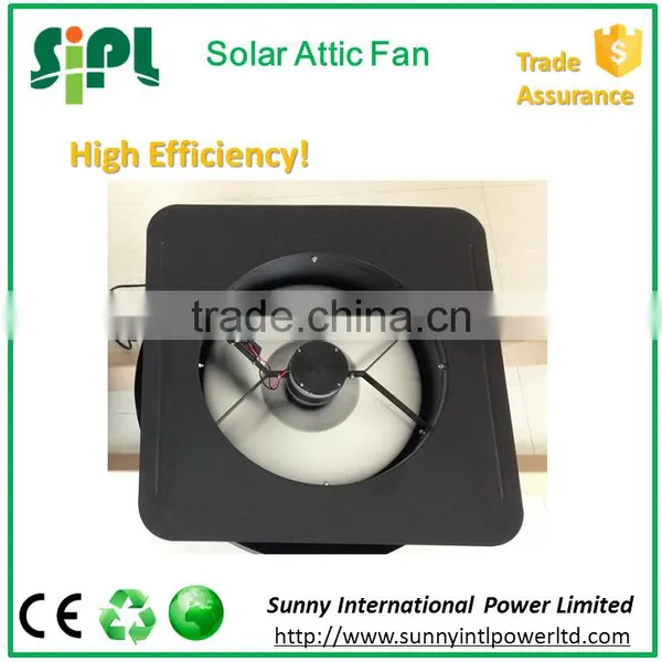 Waterproof Brushless dc Motor Equipped All Purpose Ventilation Solar Roof Air Duct Exhaust Fan photo-4