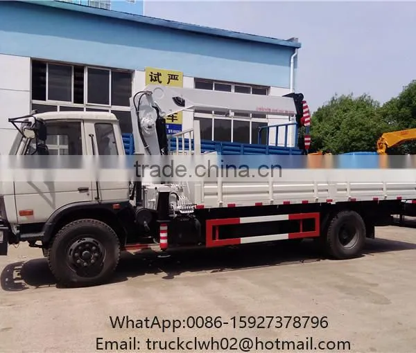 8-10 Ton Crane Lorry Right Hand Drive New Cargo Truck Crane photo-3