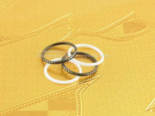 Zirconia Ceramic Ring With Groove Zirconia Blank Ring photo-3
