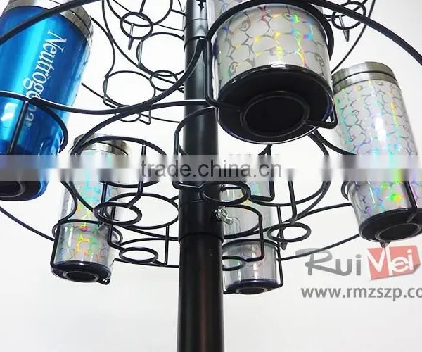Revolving Black Iron Cup Hanging Rack photo-6