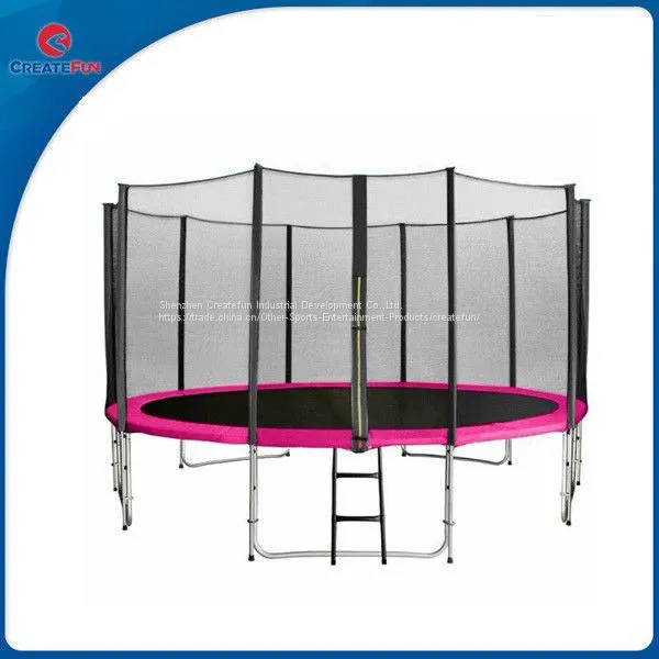 Create Fun Big 16ft Trampoline With Enclosure photo-3