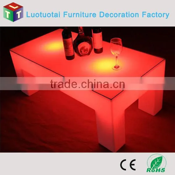 RGBW Color Change Remote Control Long LED Tea/Coffee Table photo-3