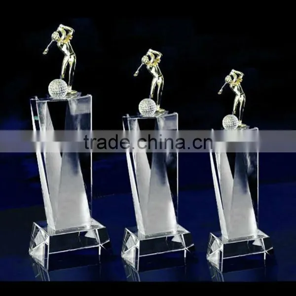 Custom Unique Crystal Golf Trophy photo-5