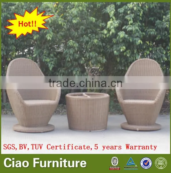 Garden Furniture Bistro Coffee Set Rattan Table and Chair for Sale photo-2