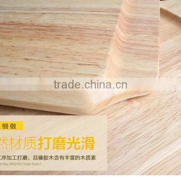 Custom Cute Shape Bamboo Wood Cheese Cutting Board With Handle photo-2