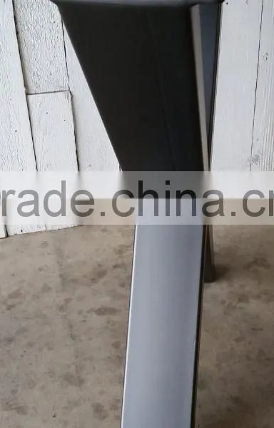 Furniture Hardware Black Powder Coated X Shape Steel Table Leg photo-2