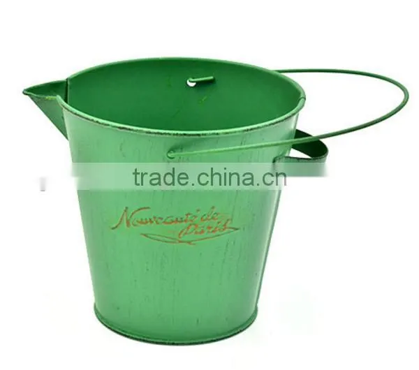 Cheap Mini Garden/home Metal Flower Pot Planter for Kids photo-5