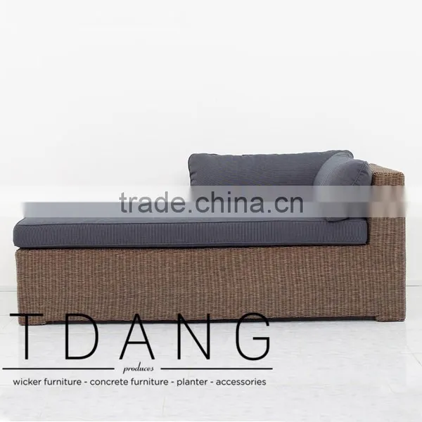 Paula Wicker Conversation Bench - Vietnam Poly Rattan Furniture - Outdoor Wicker Furniture photo-2