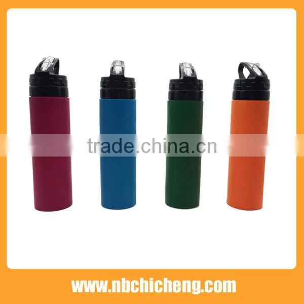 BPA Free Drink Foldable Joyshaker Bottle Collapsible Silicone Travel Water Bottle photo-2