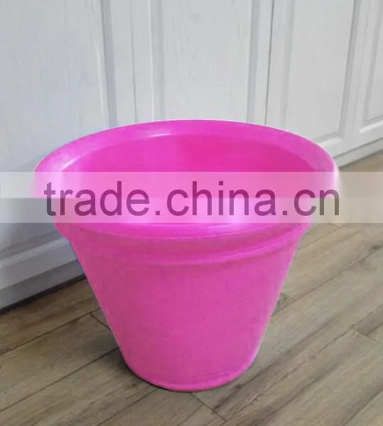 Big Size Colorful Flower Pot PE Material Gardon Pots photo-3