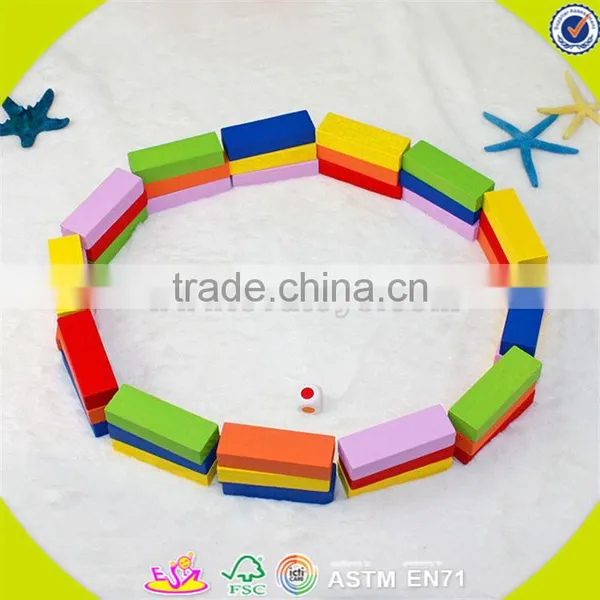 Wholesale Brain Training Wooden Stacking Bricks Toy Funny Kids Wooden Stacking Bricks Toy Colorful Stacking Bricks Toy W13D082 photo-6