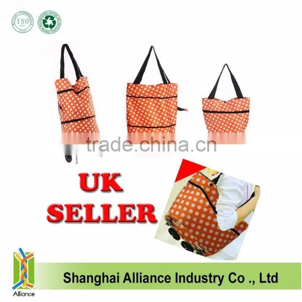 Brand New Large Size Folding Shopping Trolley Bag With 2 Wheels photo-3