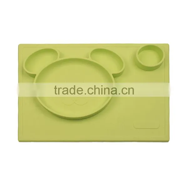 Bear Shape Silicone Placemat for Kids photo-6