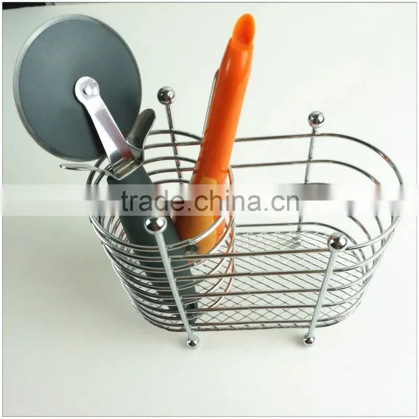 43017 Chrome Finish Utensil Holder Caddy Rack photo-5