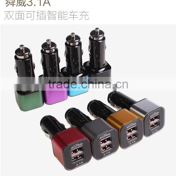 Factory Direct Sale 3.1a Car Charger for Iphone6 With Long-term Technical Support