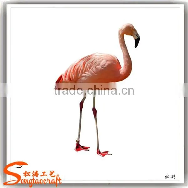 High Simulation Fiberglass Garden Statue Molds Crane Statue Red-crowned Crane Statue photo-2