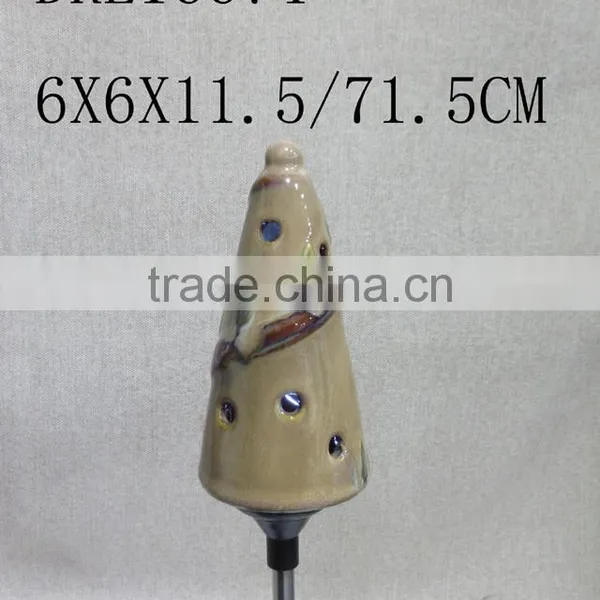 Solar Ceramic Garden Decoration photo-5