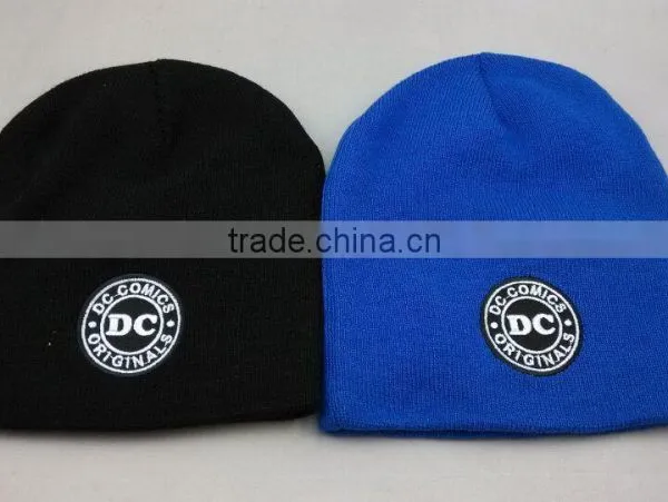 Wool,cotton and Acrylic Knitted Caps and Beanies With 3D Embroidery LOGO and Customized Logo photo-2