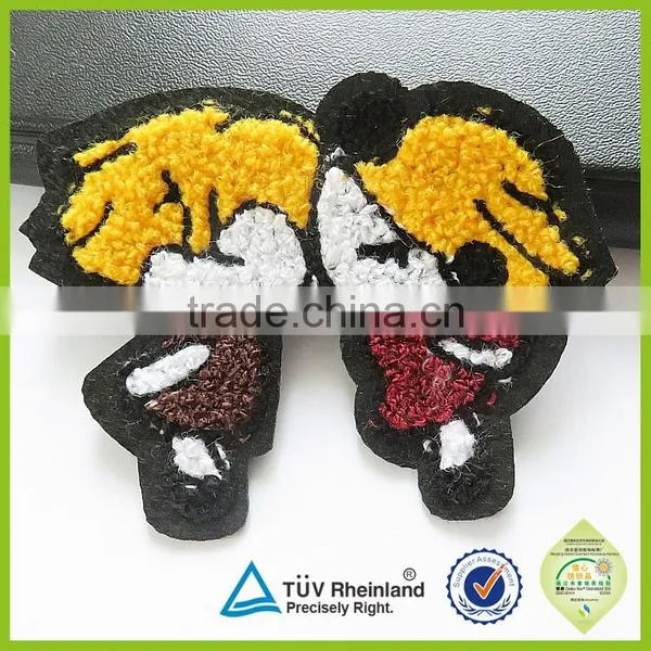 Factory Supply Cheap OEM Logo Embroidered Number Chenille Patches photo-2