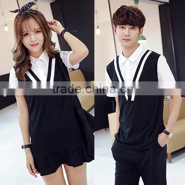Summer Design China Manufacture Korean High School Uniforms Vest photo-6