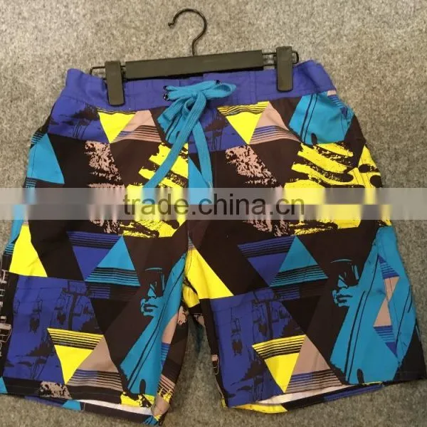 100%polyester Fancy 2016 Mens Quality Beach Shorts photo-4