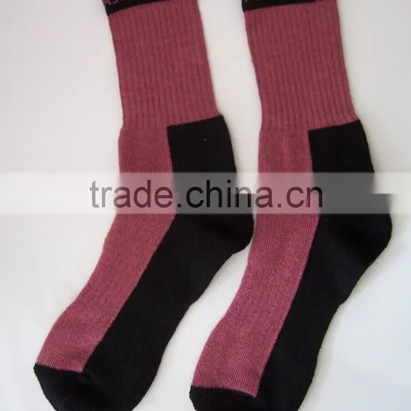 Men High Professional Combed Cotton Custom Socks photo-3